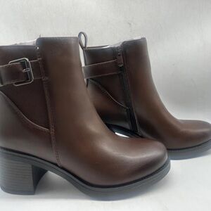 New Look Brown Heeled Boots